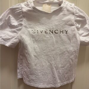 Givenchy Kids White Short Sleeve Tee